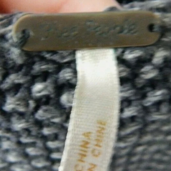 Free People Warm & Cool Knit Moto Sweater Jacket - Picture 4 of 5